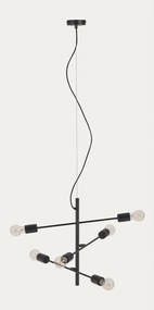 Fekete függőlámpa ø 55 cm Spica – Kave Home