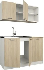 Pd L120 Alapkonyha fehér/sonoma tölgy