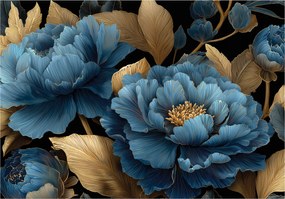 Fotótapéta Virágok Levelek Glamour Hálószoba Nappali Tapéta Flizelina 150x105