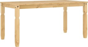 vidaXL Corona tömör fenyőfa ebédlőasztal 160 x 80 x 75 cm
