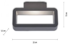 Paul Neuhaus 9668-13 - LED Kültéri fali lámpa HENDRIK LED/5,2W/230V IP54