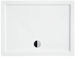 VICTOR100 aszimmetrikus akril zuhanytálca 100x80x14 cm