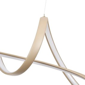 BRILAGI-LED Fényerőszabályozható kábeles csillár TWISTER LED/60W/230V 3000-6000K bézs+távirányító