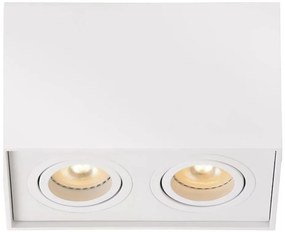 Lucide 22953/02/31 - TUBE 2xGU10/50W/230V fehér spotlámpa