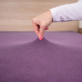 4Home frottír lepedő lila, 180 x 200 cm