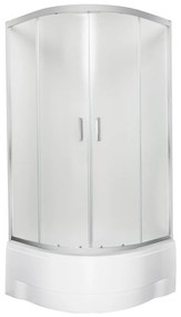 Malibu GL 80 íves mélytálcás zuhanykabin
