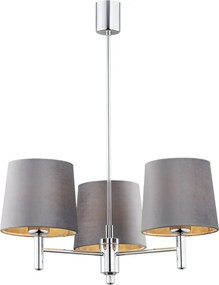 ARGON 6114 BOLZANO Modern Csillár Fehér, Króm E27 IP20