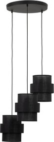 TK LIGHTING 5981 CALISTO Többágú Függesztett Lámpa Fekete E27 IP20