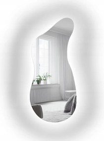 Angelit II szabálytalan alakú tükör Led háttérvilágítással 53x120