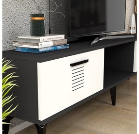 TV asztal/szekrény Vipapo 11 (antracit + fehér) . 1095219