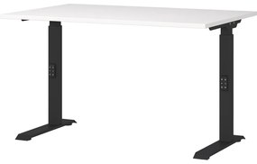 Íróasztal állítható magassággal, fehér asztallappal 80x120 cm Downey – Germania