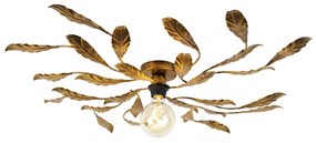 Vintage mennyezeti lámpa antik arany - Linden