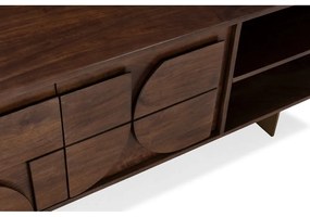 Barna mangófa TV-állvány 145x55x40 cm Trisha – MOME