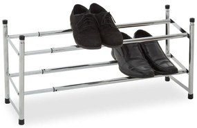 Ezüstszínű fém teleszkópos cipőtartó állvány – Premier Housewares