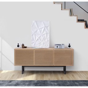 Camden Diamond komód tölgy dekorral, 175 x 75 cm - Woodman