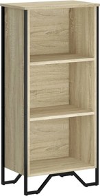 vidaXL sonoma tölgy színű szerelt fa könyvszekrény 50 x 31 x 106 cm