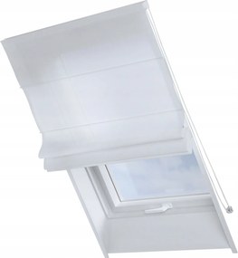 Kész redőny Rimini tetőtéri ablakra 50x60cm fehér