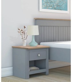 Szürke éjjeliszekrény Emerald – Støraa