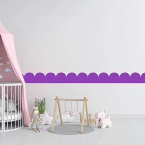 PIPPER. Textil öntapadó tapéta - Mini Ív - Lila színű Szín: Sötét