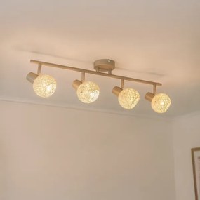 DEX spotlámpa 4xE14/10W/230V bézs/krém