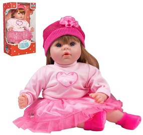 Magyarul beszélő és éneklő baba PlayTo Tina 46 cm