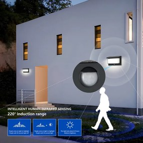 Brilagi - LED napelemes lámpa szenzorral SUN LUME LED/10W/3,7V 4000mAh IP44