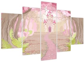 Kép - Utazás a rózsaszín királyságba (150x105 cm)