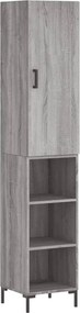 vidaXL szürke sonoma szerelt fa magasszekrény 34,5 x 34 x 180 cm
