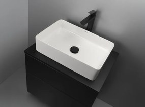 Square pultra ültethető kerámia mosdó