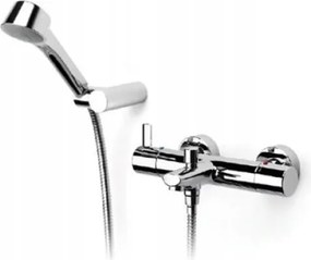 Kádtöltő csaptelep termosztatikus fali zuhanyszettel Roca Targa