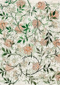 William Morris Jasmine pattern Poszter 30x40cm jázmin zöld kép #400