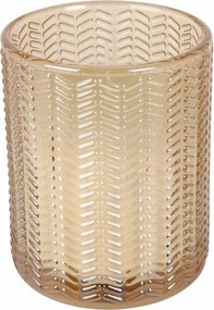 Gyertya Üvegtartályban Gyertya díszüvegben Ø 10 cm bézs