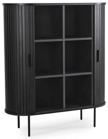 Magaskomód Fekete Színben TRISH 100 cm.