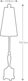 Flambeau NOMA LUXE FB-NOMA-LUXE-TL Asztali lámpa 1x60W/E27