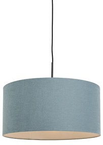 Függőlámpa fekete kék árnyékolóval 50 cm - Combi 1
