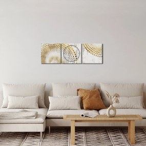 Kép - Beton design (órával) (90x30 cm)