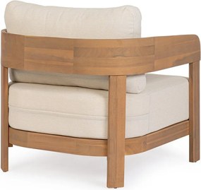 Natúr színű tömörfa kerti fotel Pablo – Bizzotto