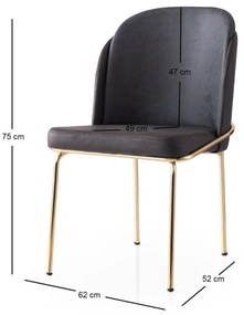 Étkezőszék szett (2 db) Dore - 128 V2