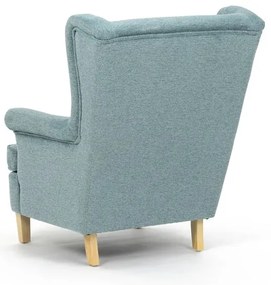 Füles fotel zöld szövettel. AK-388 GRN2