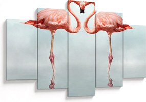 Két flamingó képe (150x105 cm)