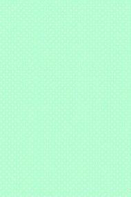 Menta zöld White Dots papír asztalterítő 120x180 cm