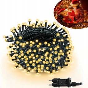 Karácsonyfa Lámpák 600 Led Kültéri 100M Elektromos Karácsonyfa Lámpák