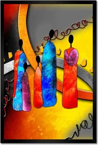 Poszterek keretben 40x60 Afrikai család