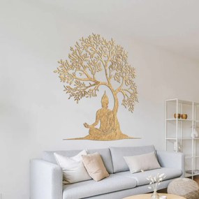 Fa dekoráció Buddha és életfa - MEARNE