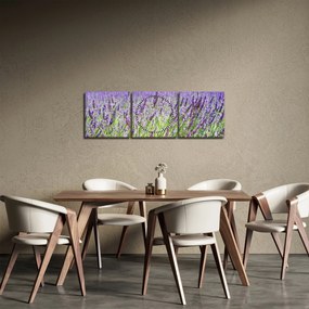 Egy mező képe a levendulával (órával) (90x30 cm)