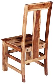 4 db tömör fa étkezőszék