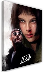 Gario Vászonkép Léon, a profi, Jean Reno és Natalie Portman- Dmitry Belov Méret: 40 x 60 cm