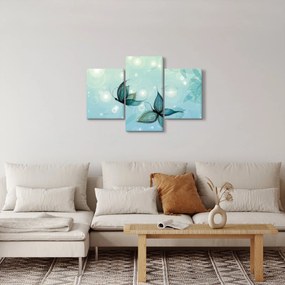 Kép - kék pillangók (90x60 cm)