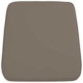 Kültéri széktámasz VIREON 44x45 cm, szürkésbarna