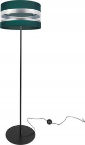 Állólámpa Színek Króm Lámpabúra Üveg Zöld